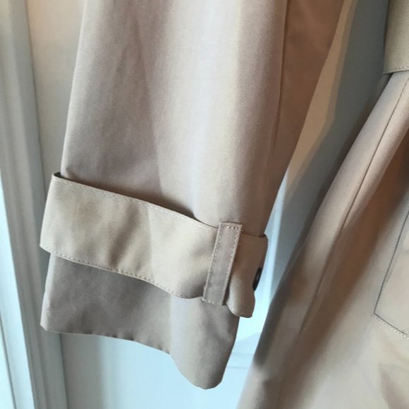 Minimum women’s belted trench coat rain fall coat beige small / euro 36 NWT - Picture 7 of 9